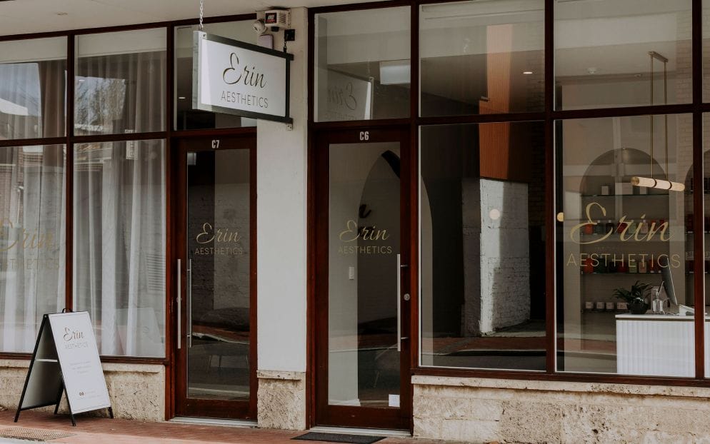 Erin Aesthetics | Signage by Future Proof Agency