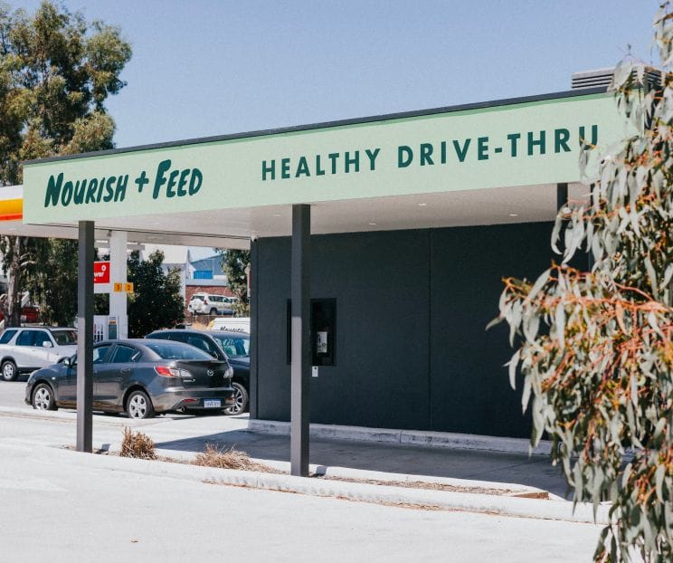 Nourish and Feed | Signage by Future Proof Agency